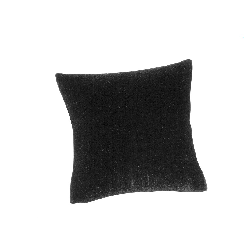 Black velvet finish presentation pillow | Selfor Paris