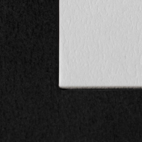 Écrin bague carton mat avec fermeture aimantée, noir et blanc