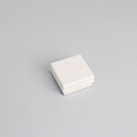 Écrin vide-poche éco-responsable carton blanc, intérieur coton