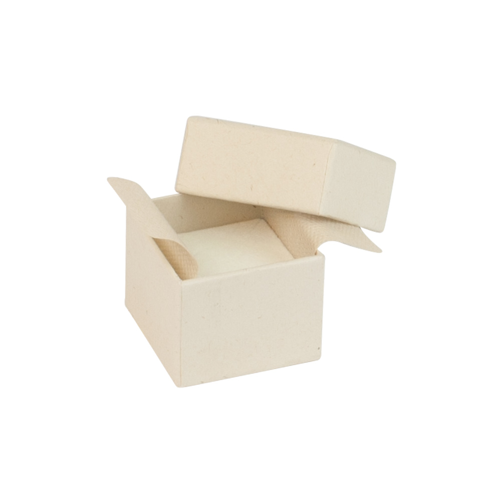 Écrin bague carton kraft naturel clair