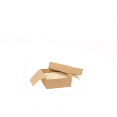 Écrin bague carton kraft naturel