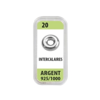 Intercalaires fome cercle en argent 925/1000