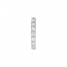 Bélière Or gris 375/1000 pavées de 7 diamants 0,06 ct
