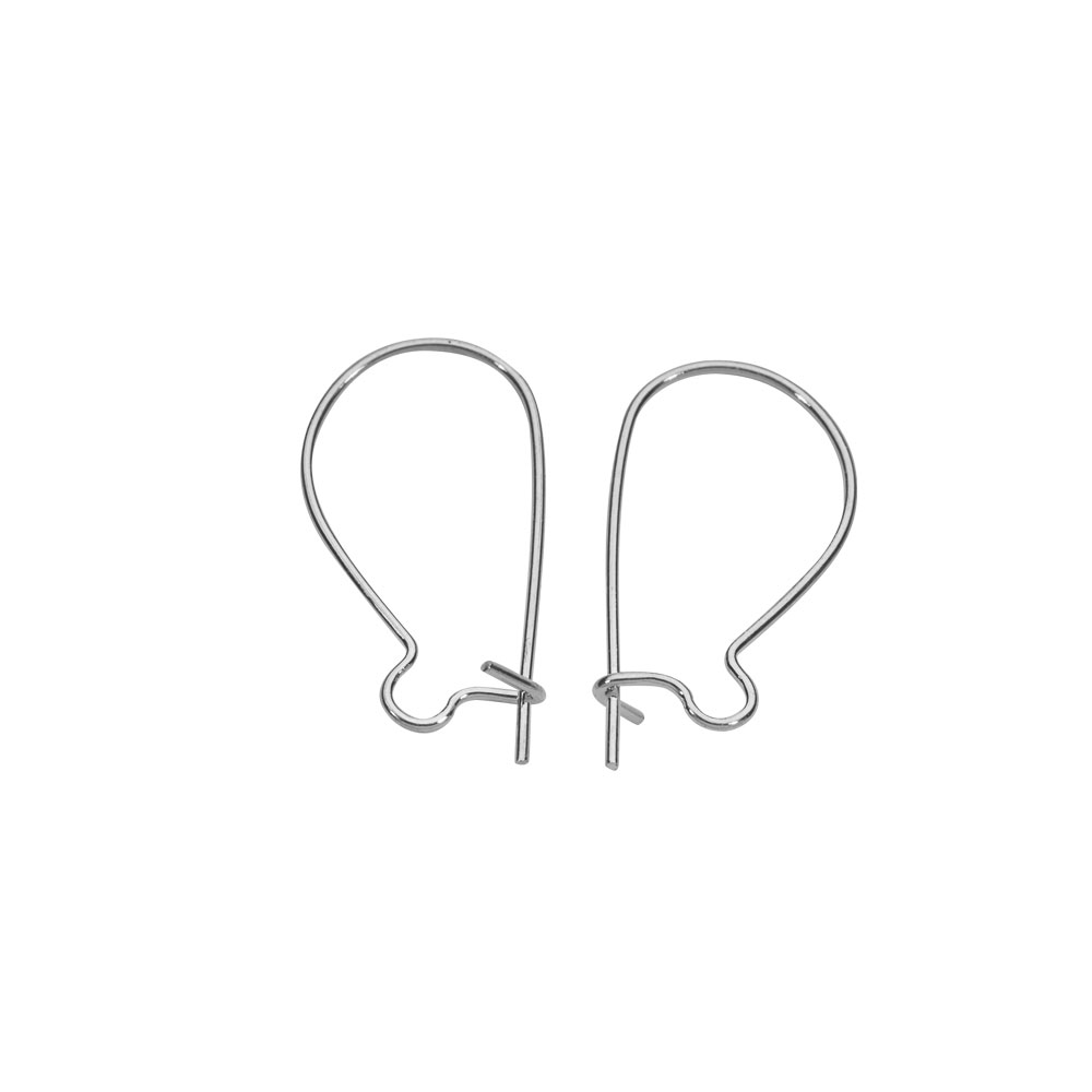 Fils d'oreilles métal argenté (x30)