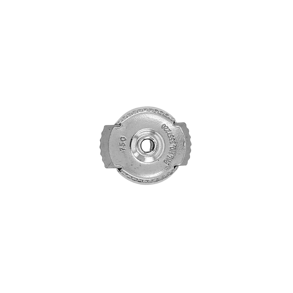 Système de fermoir boucles d'oreilles GUARDIAN® petit modèle sans tige ø 6 mm en Or gris 750/1000