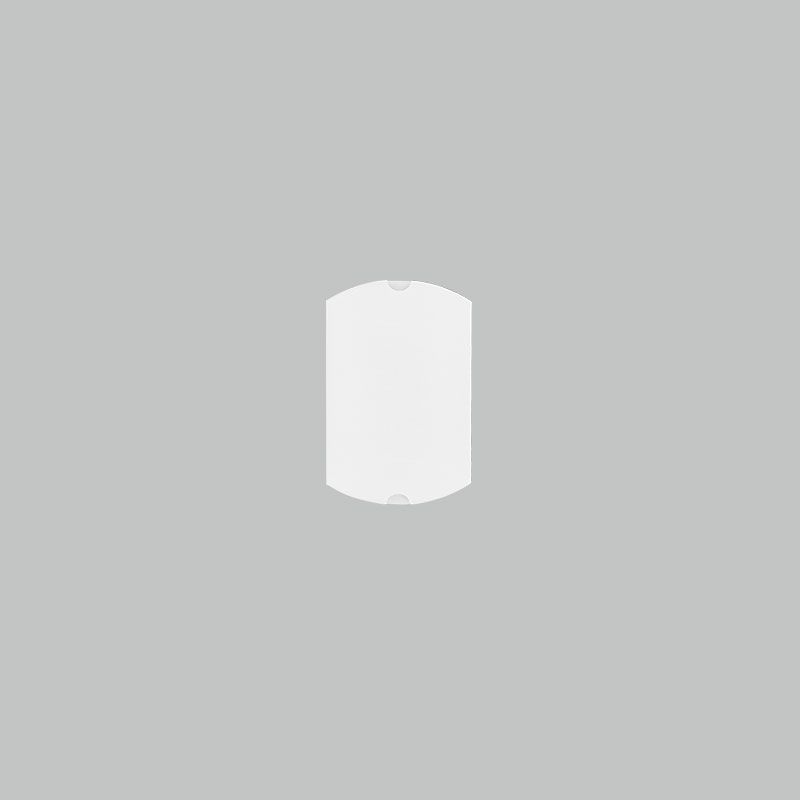 Berlingots carton blanc mat, 290g - 7 x 7,5 x 2,3cm