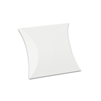 Berlingots carton blanc mat, 290g - 4 x 6 x 2cm