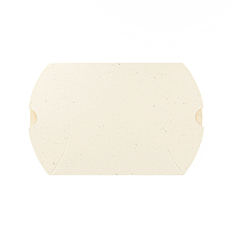 Berlingots carton couleur crème mat, 350g - 8 x 10 x 3,5cm