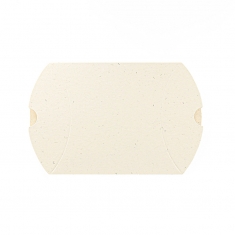 Berlingots carton couleur crème mat, 350g - 8 x 10 x 3,5cm