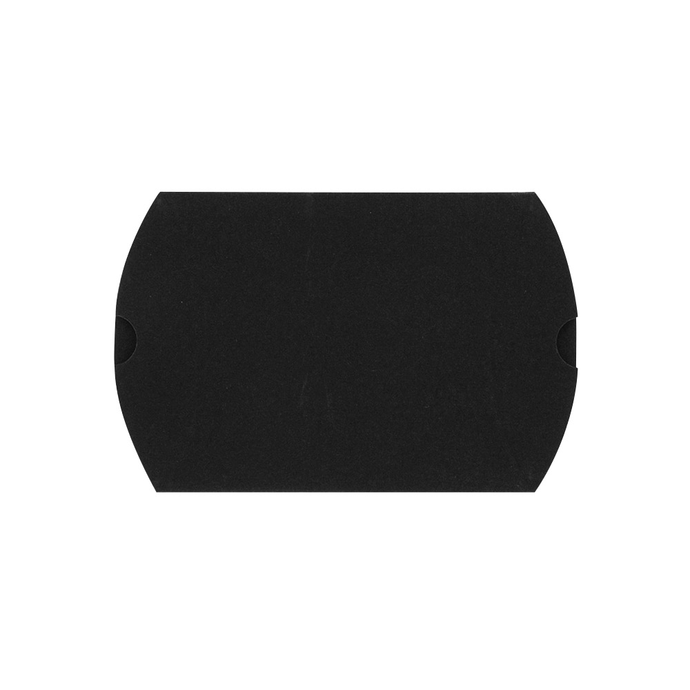 Berlingots carton noir mat, 290g - 8 x 10 x 3,5cm