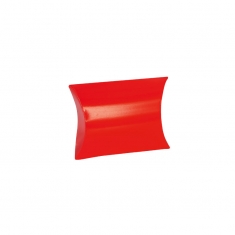 Berlingots carton rouge brillant, 290g - 7 x 7,5 x 2,3cm