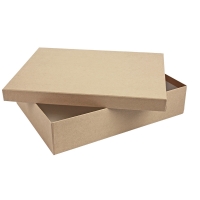 Boîte carton kraft naturel 23 x 31 x H 7cm