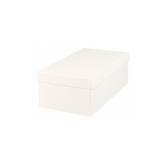 Boîte carton mat blanc 15 x 25 x 10cm