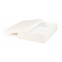 Boîte carton mat blanc 23 x 31 x 7cm