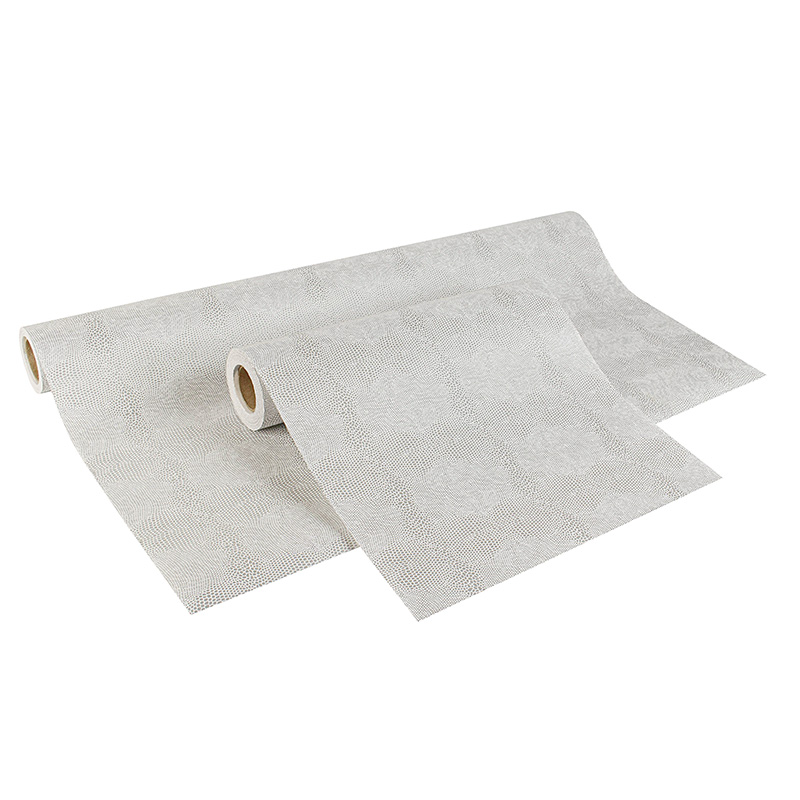 Papier cadeau imprimé lézard blanc/couleur argent 0,35 x 50 m, 70 g