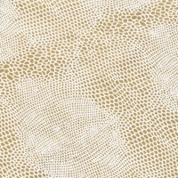 Papier cadeau imprimé lézard blanc/doré 0,35 x 50 m, 70 g