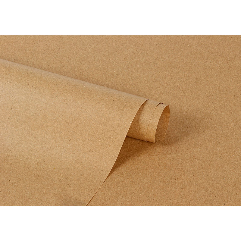 Papier cadeau kraft brun lisse, 100% recyclé - 0,70 x 25m
