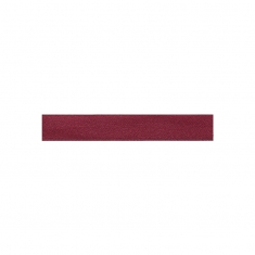 Ruban synthétique aspect satin bordeaux