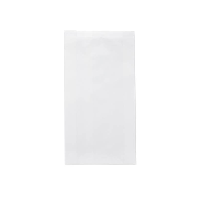 Sachets cadeau blanc brillant, 27 x 7 x 45cm, 80g (x250)