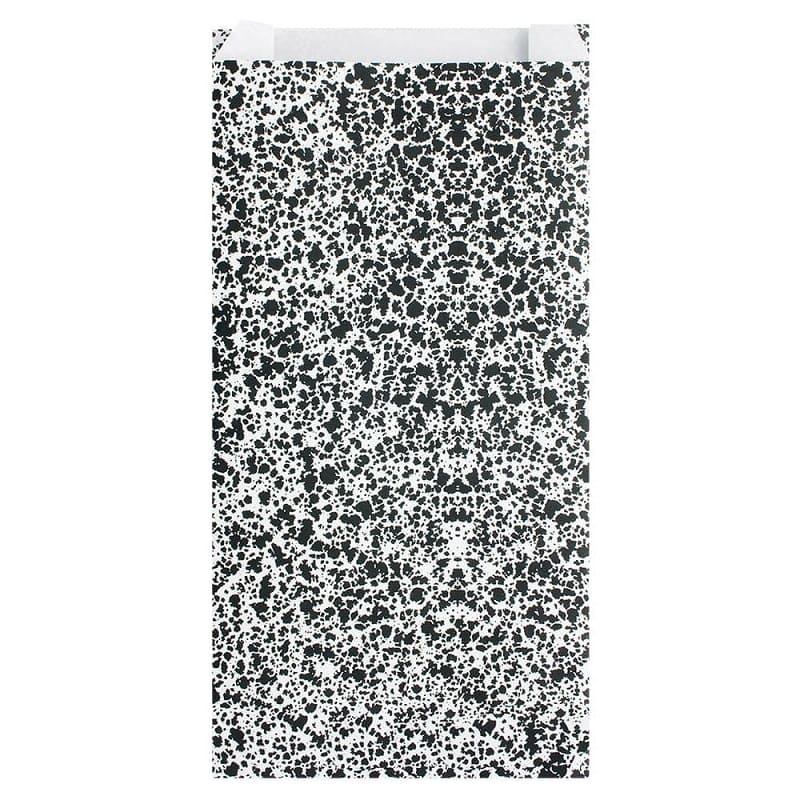 Sachets cadeau Carton à dessin noir/blanc 18 x 6 x 35cm, 60g (x250)
