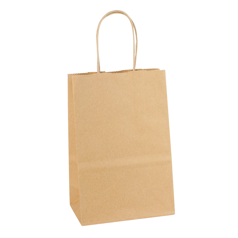 Sacs papier kraft naturel 14 x 8 x H 21 cm, 90g