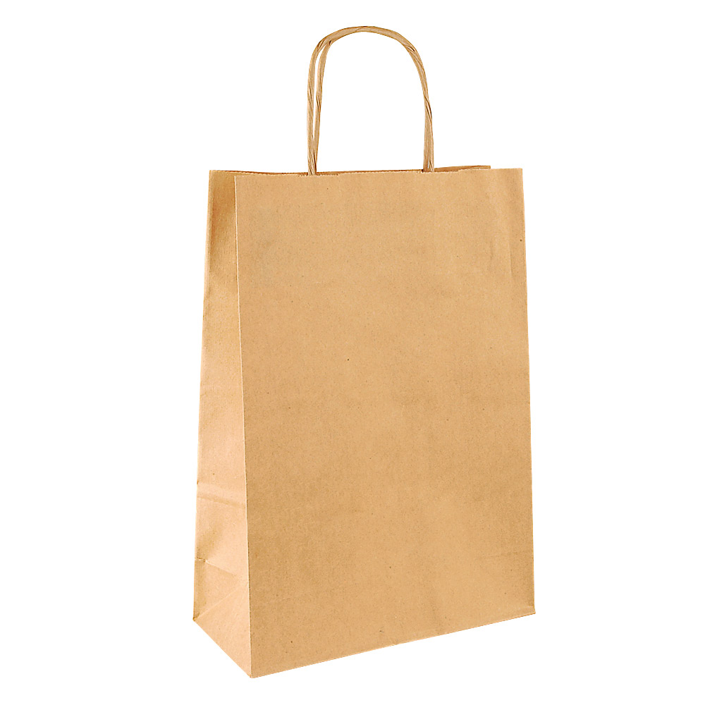 Sacs papier kraft naturel 23 x 12 x H 30cm, 100g