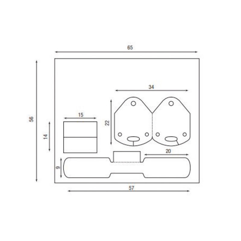 Étiquettes multifonction boucles d\\\'oreilles/bagues couché chrome pour imprimante thermique (x1000)
