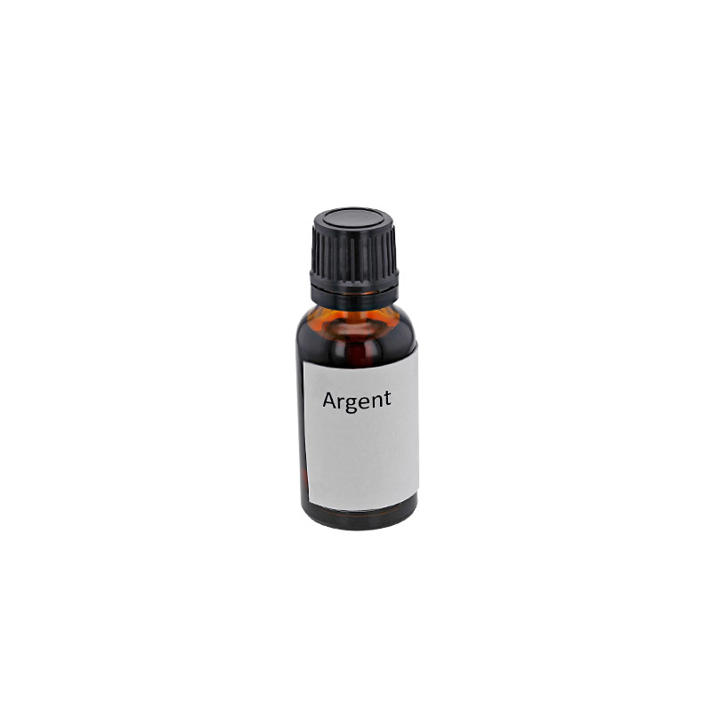 Flacon d'acide Argent avec spatule - 20ml