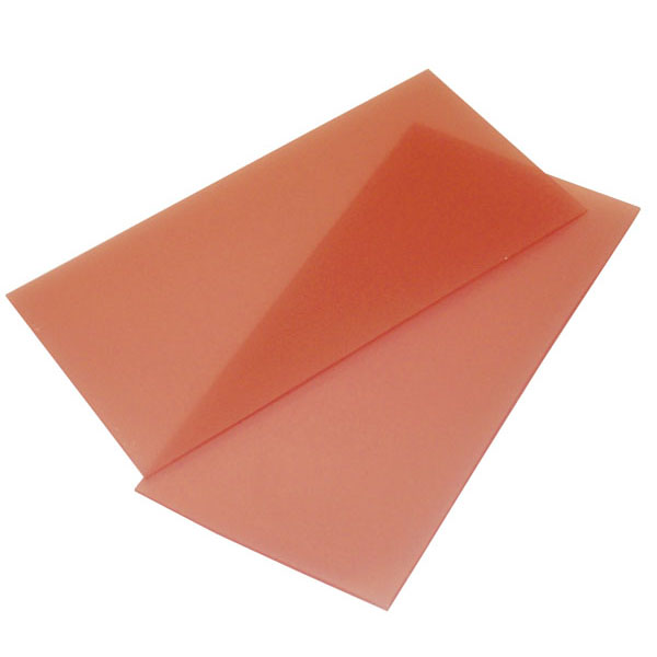 16 feuilles de cire rose - 15,2 x 7,6 cm