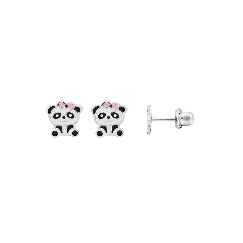 Perçage d\\\'oreilles Inverness Panda en acier inoxydable