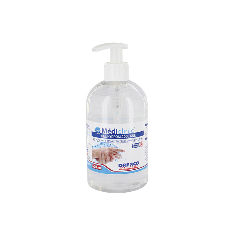 Gel hydroalcoolique nettoyant et désinfectant pour les mains