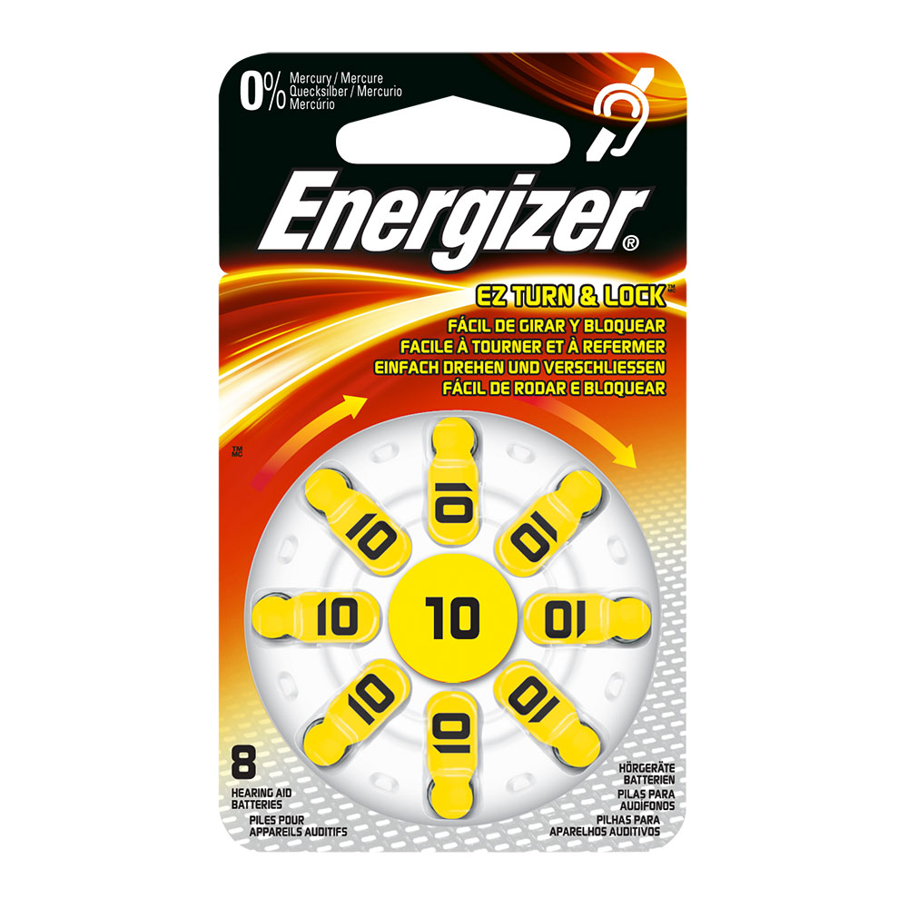 Piles auditives AC10 Energizer