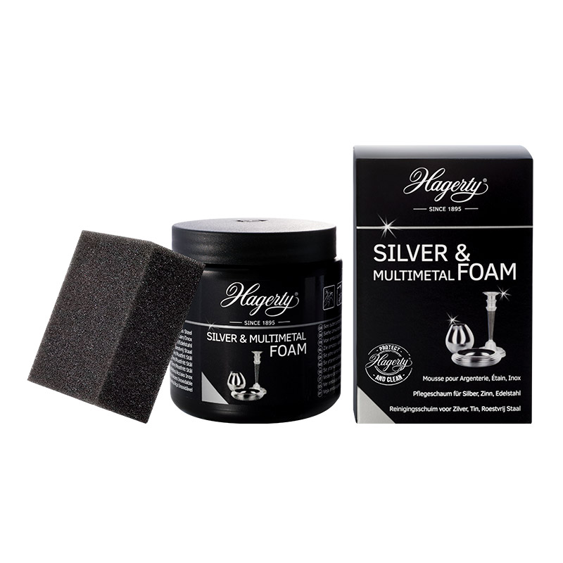Carton de 12 pots de pâte Silver & Multimetal Foam Hagerty