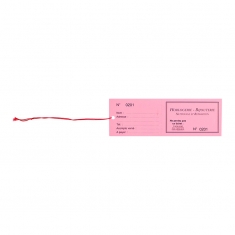 Tickets réparation Horlogerie-Bijouterie, rose (x100)