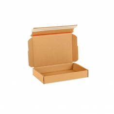 Boîtes pliantes d\'expédition ÉCO, kraft naturel 17,7 x 11,8 x 2,9cm (x10)