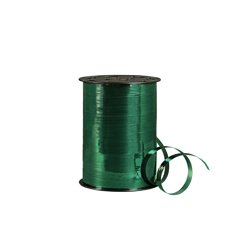 Bolduc effet miroir vert sapin 10mm - 250m