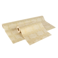 Papier cadeau imprimé lézard blanc/doré 0,70 x 25m, 70g