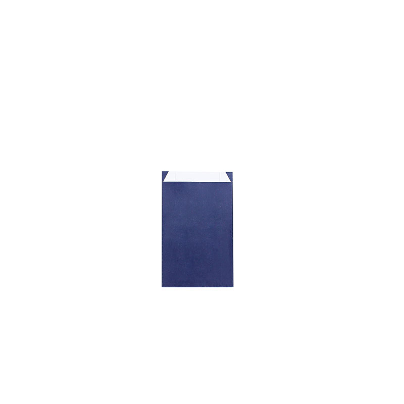 Sachets cadeau bleu marine mat irisé, 7 x 12cm, 70g (x125)