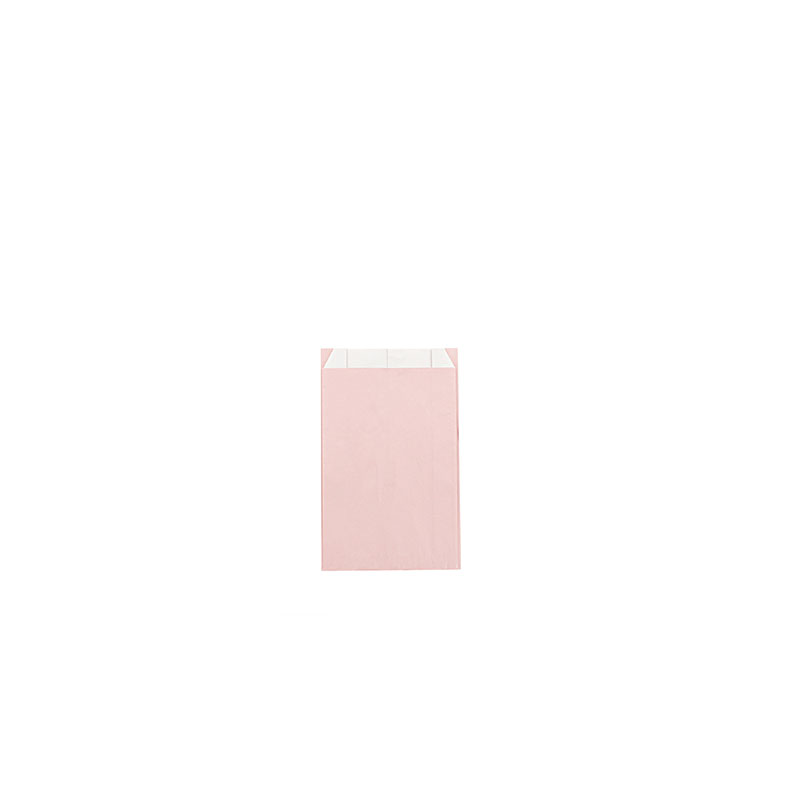 Sachets cadeau rose mat irisé, 7 x 12cm, 70g (x125)