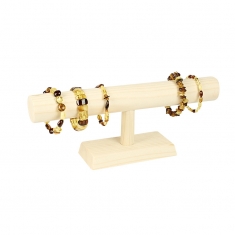 Porte-bracelets en bois de pin L 30 - diam. 4,5cm