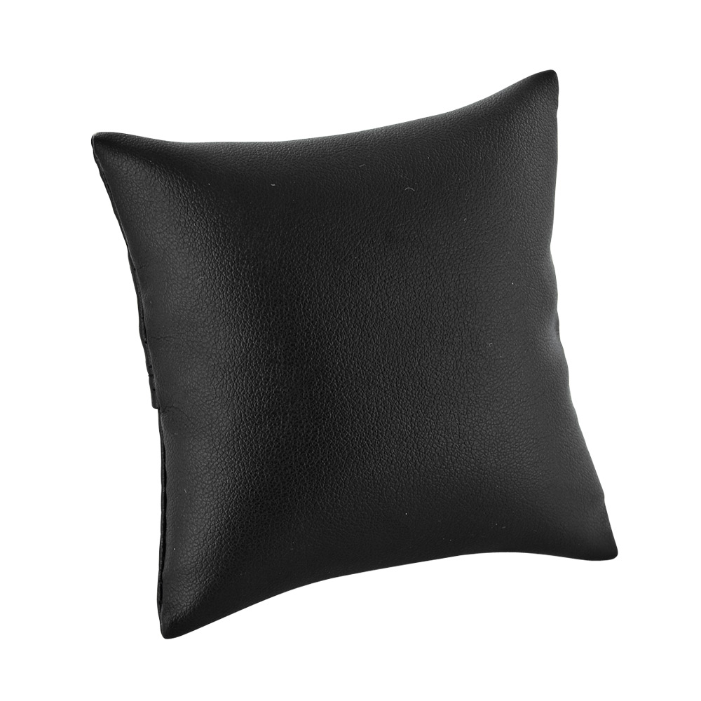 Coussin pour bracelet en gainé synthétique noir