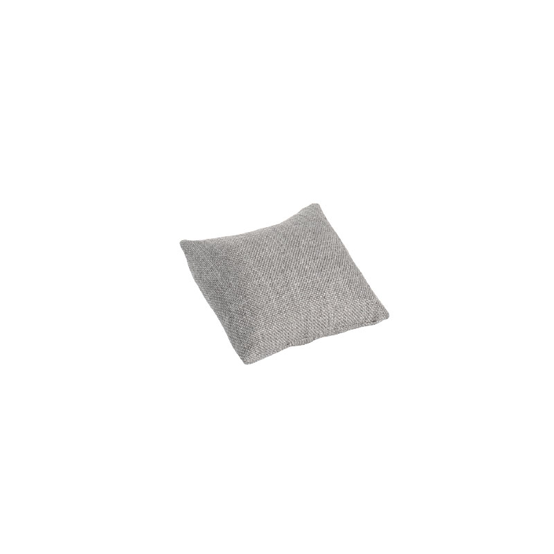 Coussin de présentation gainé tissu aspect lin gris foncé