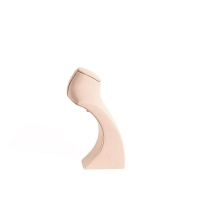 Buste gainé suédine synthétique rose poudré H 24cm