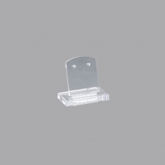 Présentoir NOMADE 1 paire de BO puce plexi transparent 2,5 x H 3cm