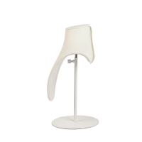 Buste gainé synthétique aspect lisse blanc H mini 26cm H maxi 37,6cm