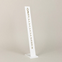 Présentoir NOMADE bracelet vertical plexi blanc mat H 23cm