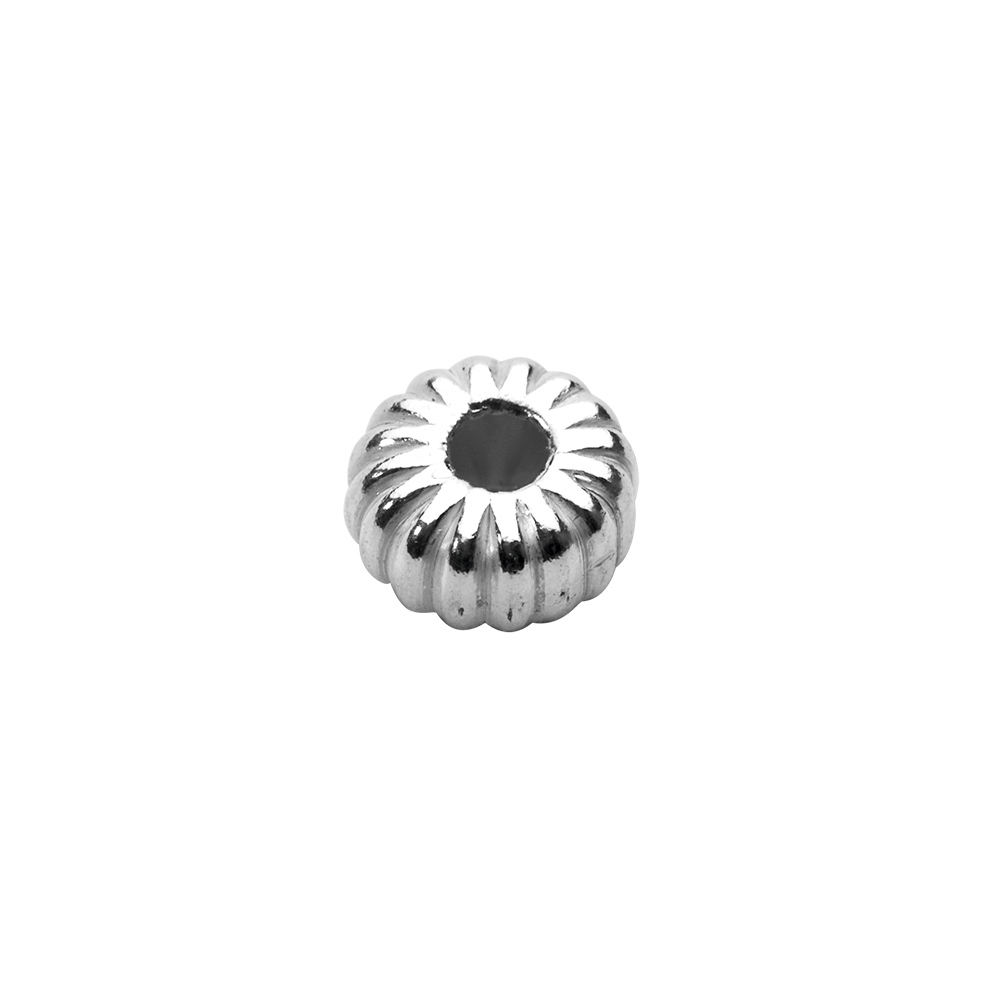 Perles tube forme ronde en argent 925/1000