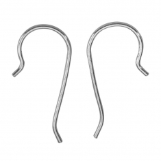 Crochet fil d\'oreilles Argent rhodié 925/1000