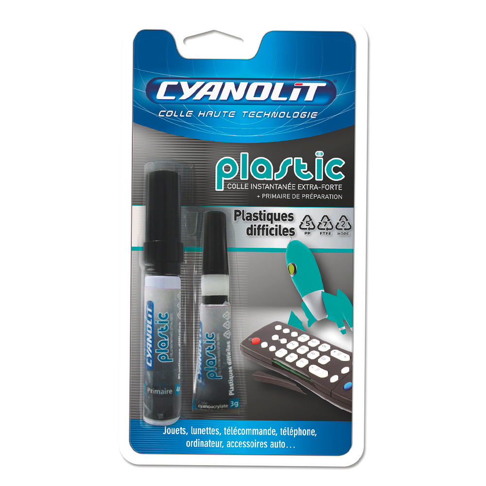 Colle Cyanolit spéciale plastique