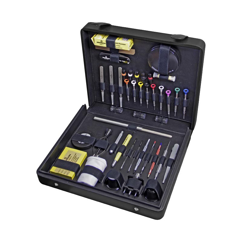 Mallette d'outils Bergeon pour le rhabillage et le SAV expérimenté - 43 outils et accessoires